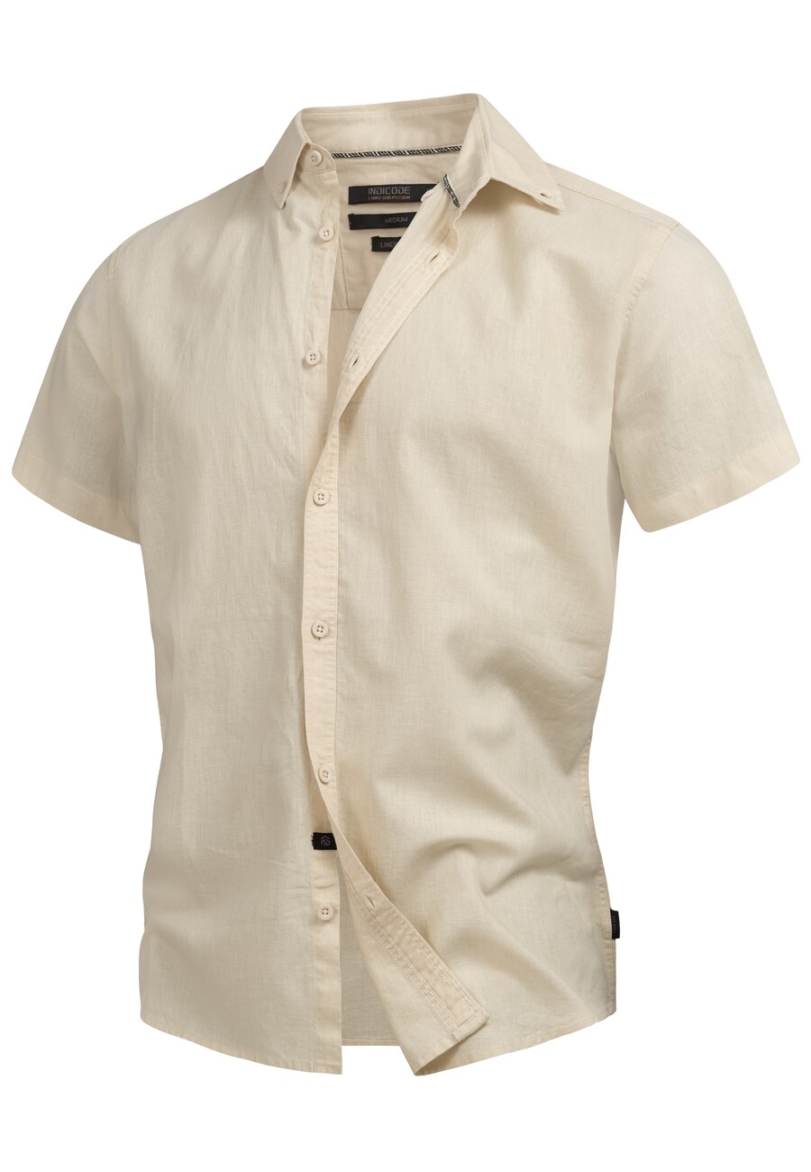 

Повседневная рубашка INDICODE JEANS Regular fit Button Up Shirt Bravida, светло-бежевый