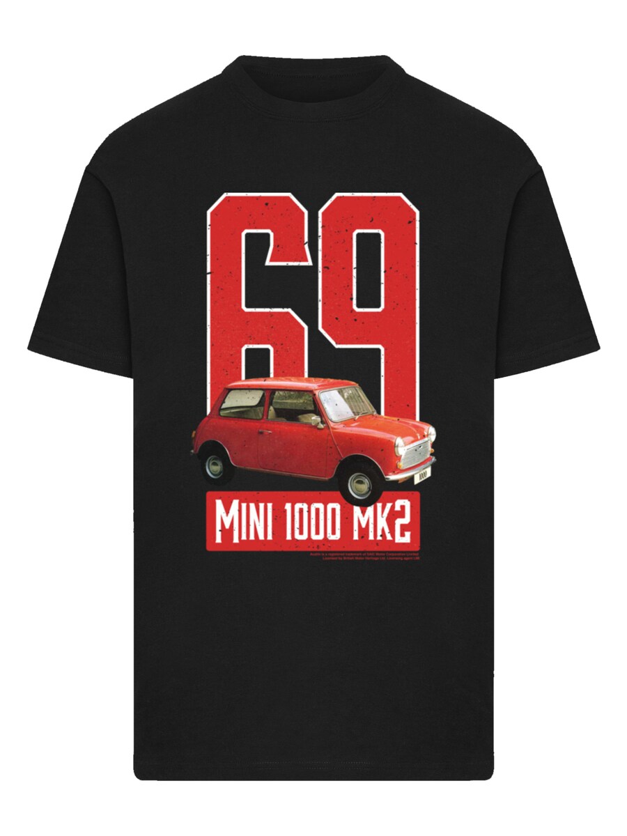 

Рубашка F4NT4STIC British Motor Heritage Austin Mini 1000 Mk2 1969, черный