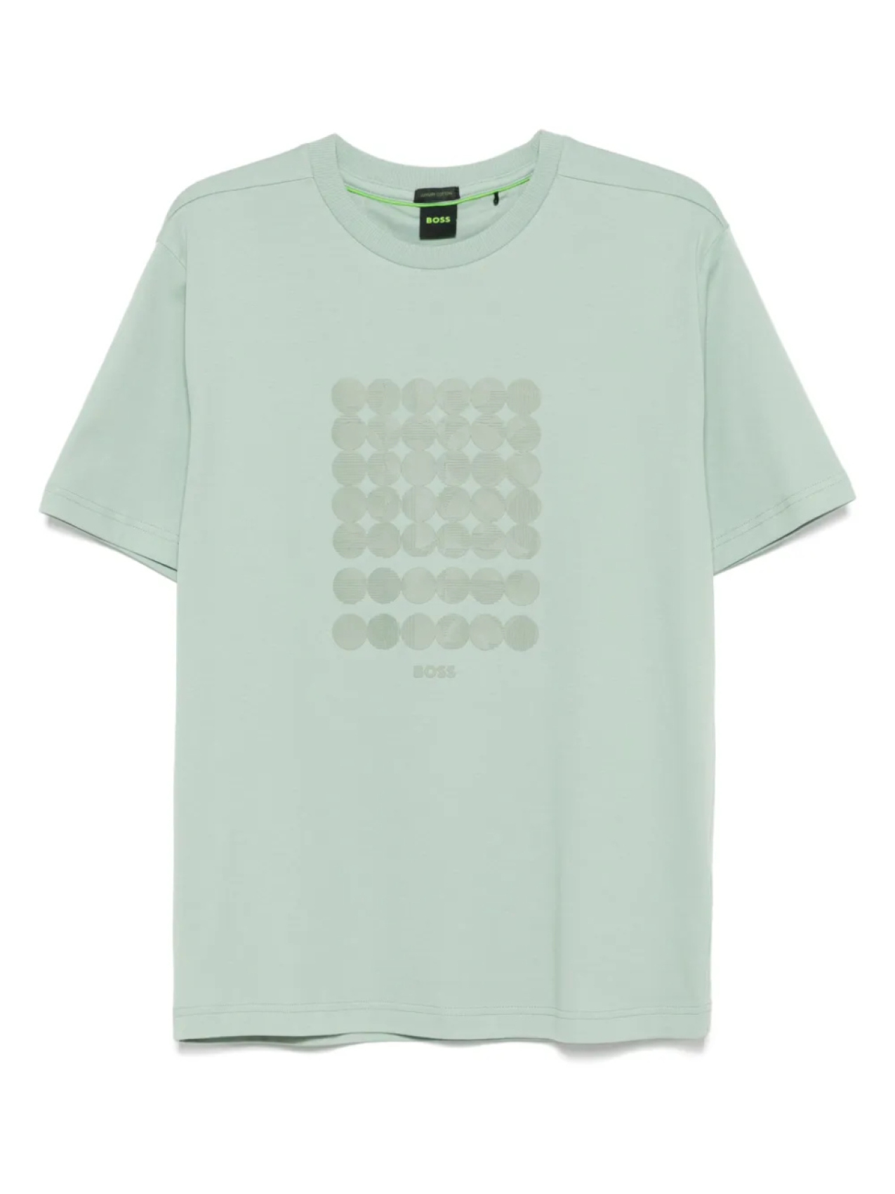

BOSS logo-print Футболка, зеленый