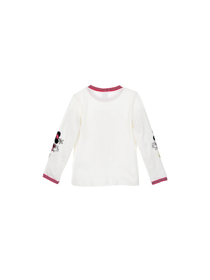 Лонгслив Disney Minnie Mouse Langarmshirt I Love You, белый — фото 2