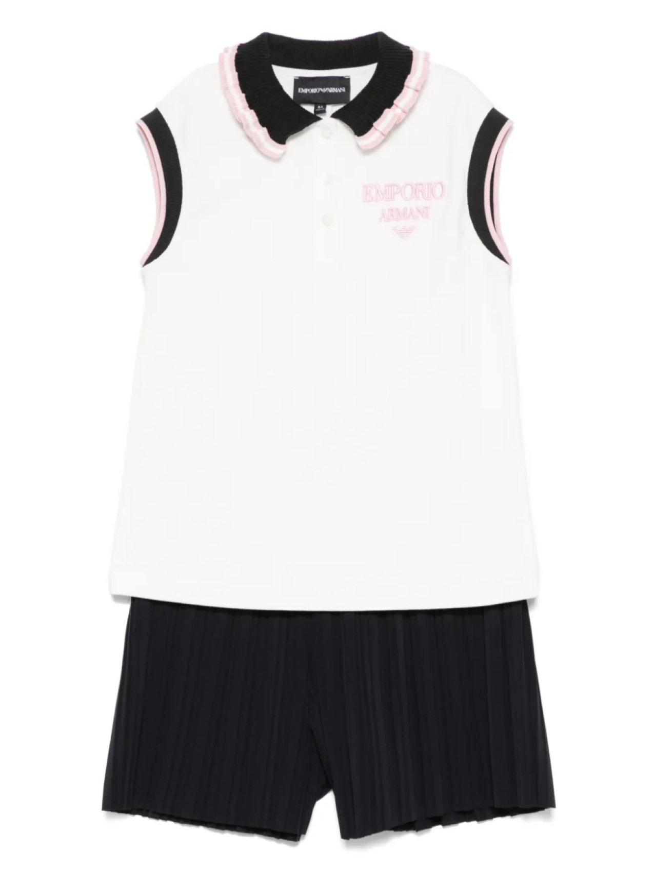 

Комплект шорт Emporio Armani Kids с вышитым логотипом, белый