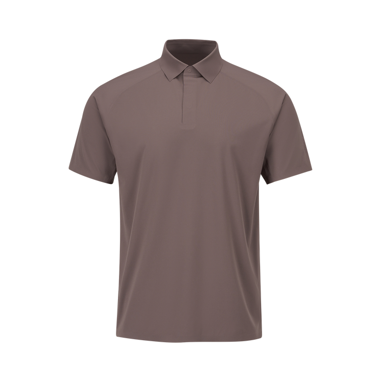 

Мужская короткая поло Dualis для городских поездок DESCENTE, бордовый