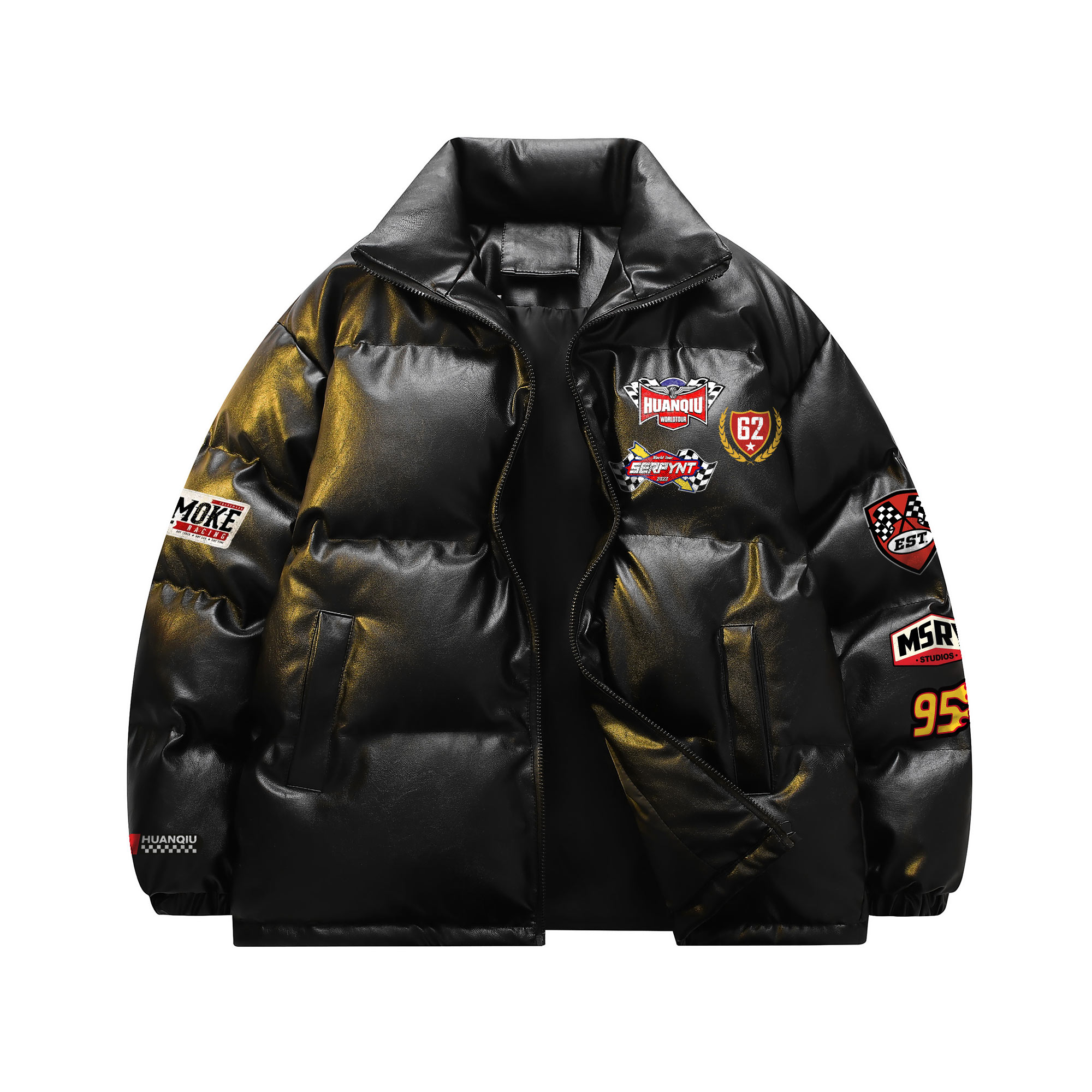 

Пуховик Unisex Stand Collar Moderate HUANQIU, черный