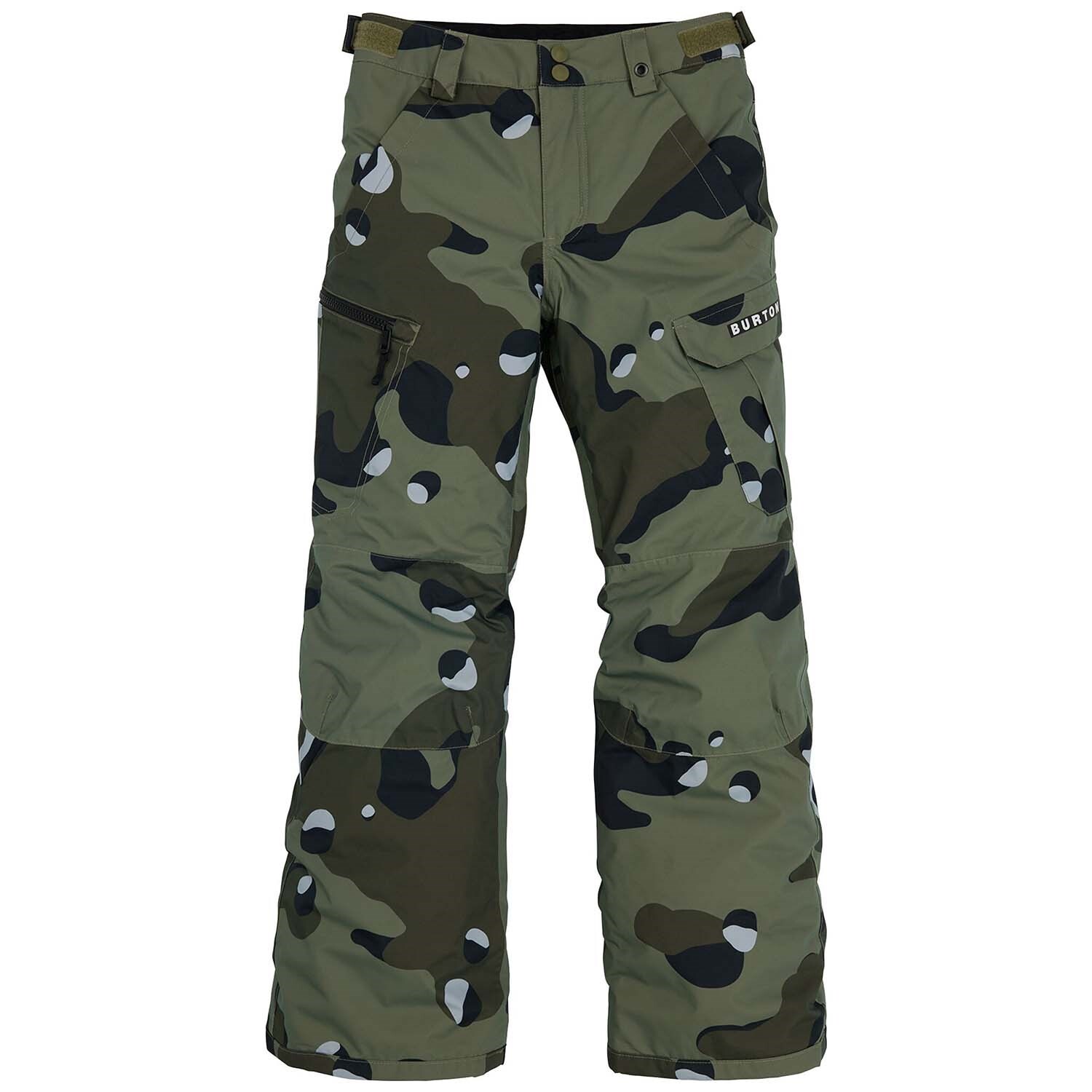 

Брюки Burton Exile Cargo, цвет Forest Moss Cookie Camo
