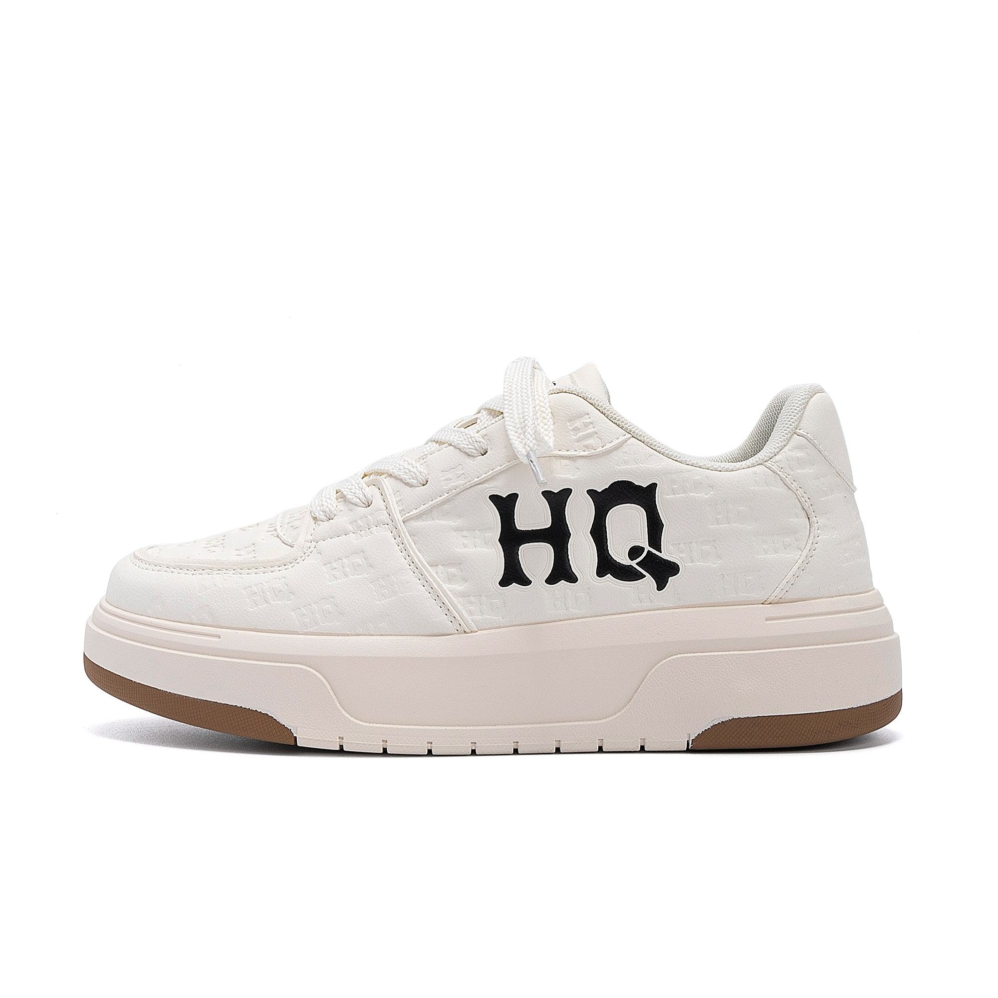 

Легкие низкие скейтборд-кроссовки для мужчин с эффектом увеличения роста HUANQIU, бежевый черный