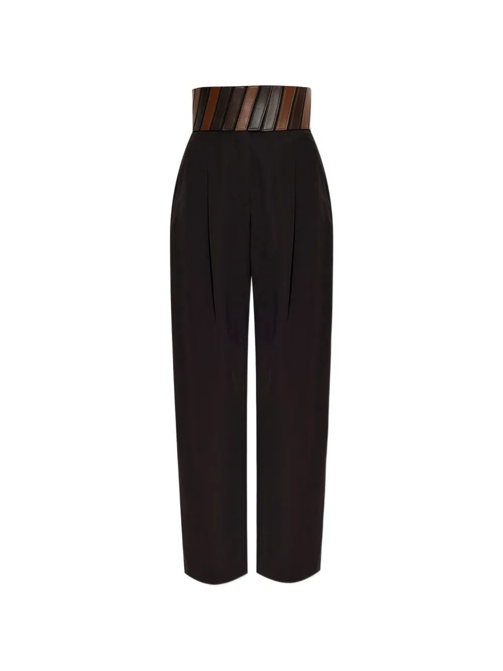 

Брюки с завышенной талией Alaia, коричневый