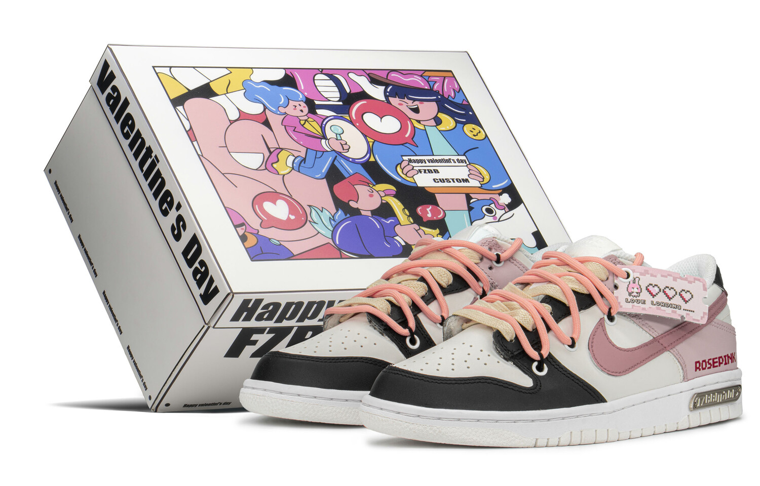 

Кроссовки для скейтбординга Dunk женские с низким верхом розовые/черные Nike, Черный, Кроссовки для скейтбординга Dunk женские с низким верхом розовые/черные Nike