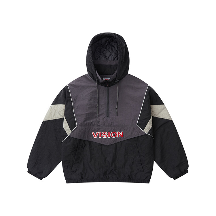 

Стеганая куртка унисекс черный Vision Street Wear