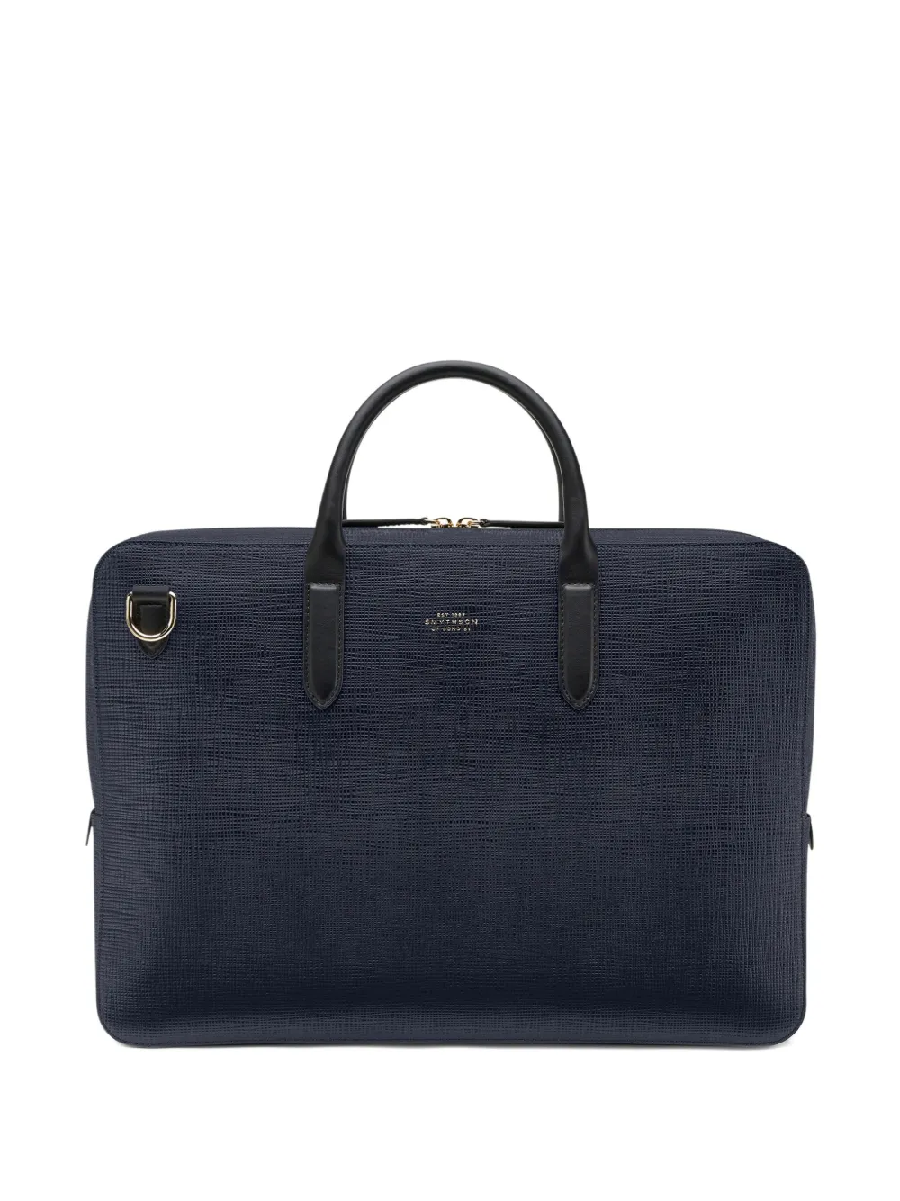 

Фактурный портфель Panama Smythson, синий