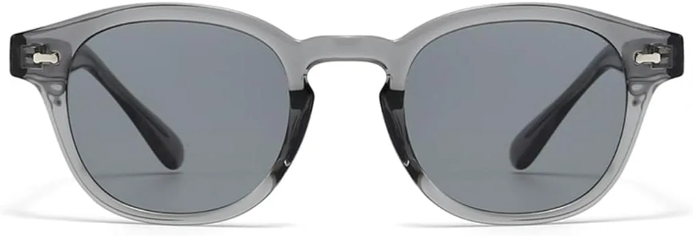 

Солнцезащитные очки с защитой UV400 | Круглая легкая оправа, цветные линзы | Для женщин и мужчин, для занятий спортом на открытом воздухе и вождения DSVIGF, Black