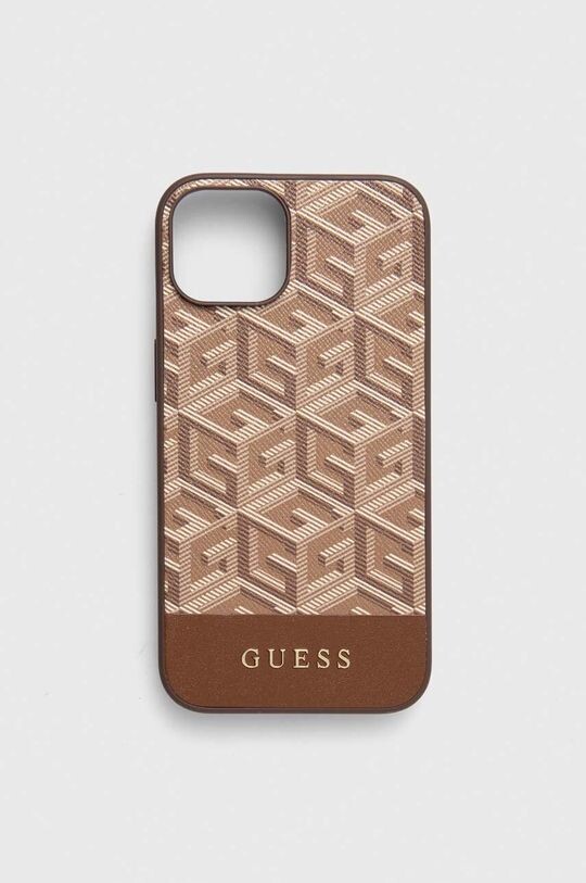 

Чехол для iPhone 14 6,1 дюйма Guess, коричневый