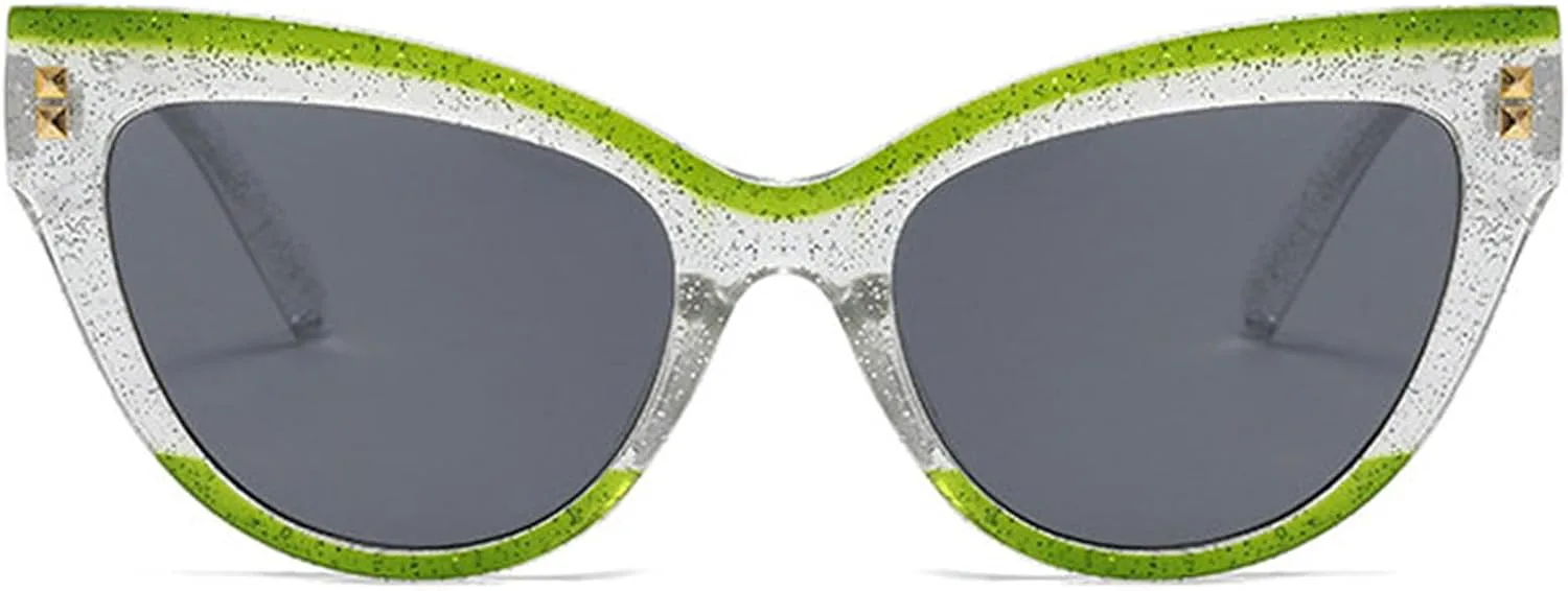 

Винтажные солнцезащитные очки Willochra «кошачий глаз» для женщин, модные градиентные квадратные солнцезащитные очки для мужчин, защита от УФ-излучения UV400, C2