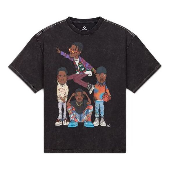 

Футболка shai gilgeous-alexander player t-shirt 'black' Converse, черный