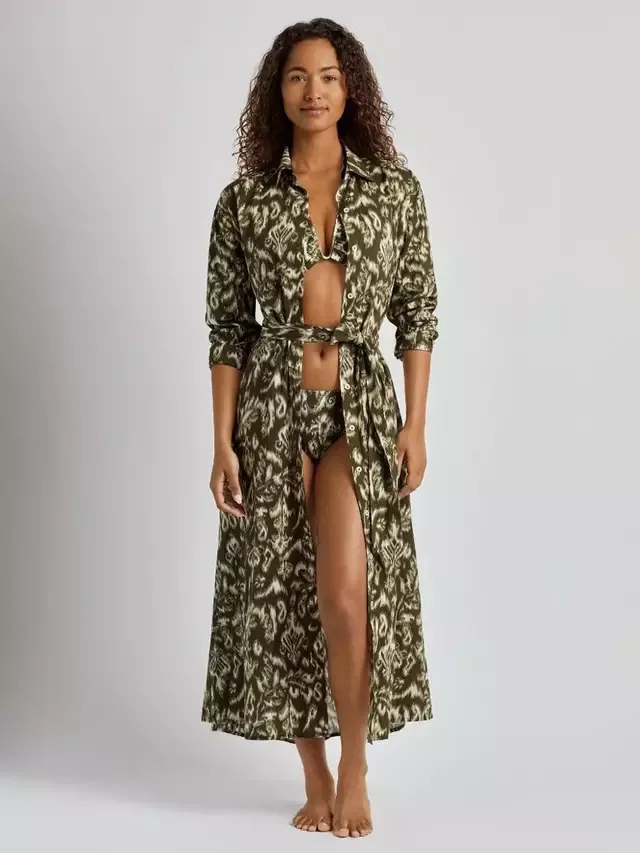 Пляжное платье-рубашка Lauren Artisan, разноцветная/Artisan Ralph Lauren — фото 4