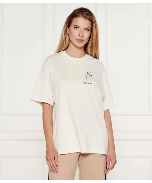 

Футболка Karl Lagerfeld x Jorge Parra Oversize fit Karl Lagerfeld, белый