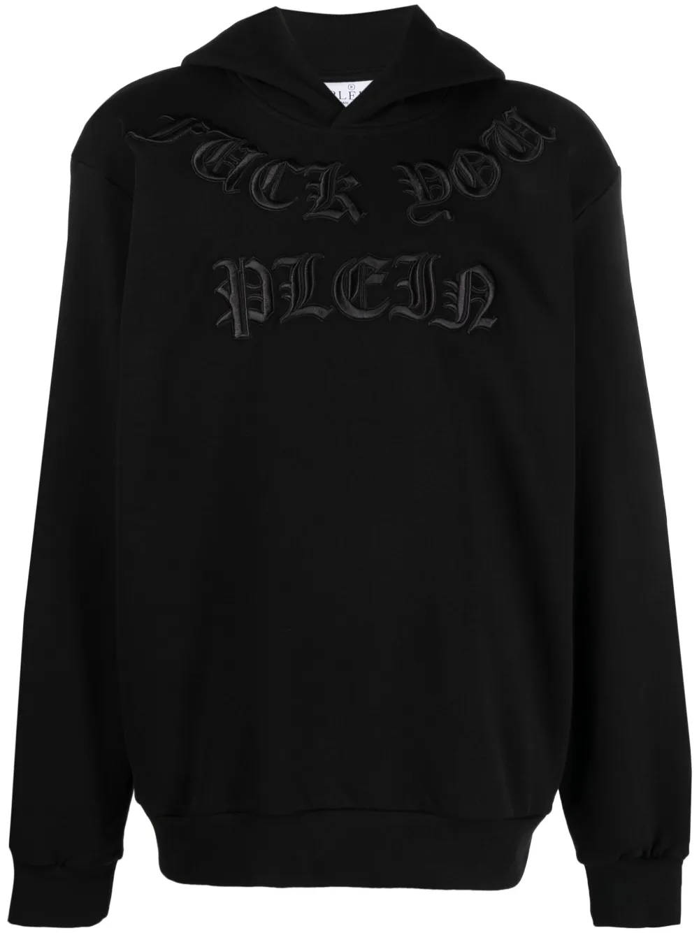 

Худи с вышитым логотипом Gothic Plein Philipp Plein, черный