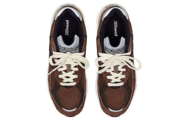 Кроссовки x jjjjound 990v3 сделано в сша New Balance, коричневый — фото 3