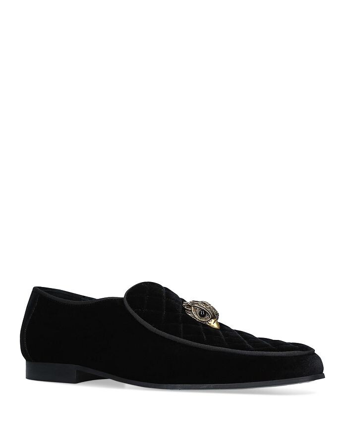 

Мужские стеганые бархатные слипоны KURT GEIGER LONDON Hugh Eagle Head, черный