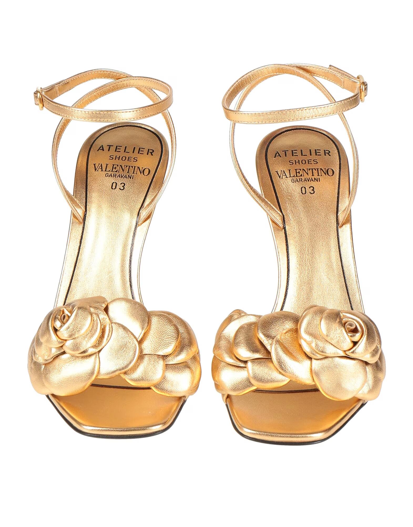 Сандалии Atelier Shoes Valentino Garavani, золотой — фото 4