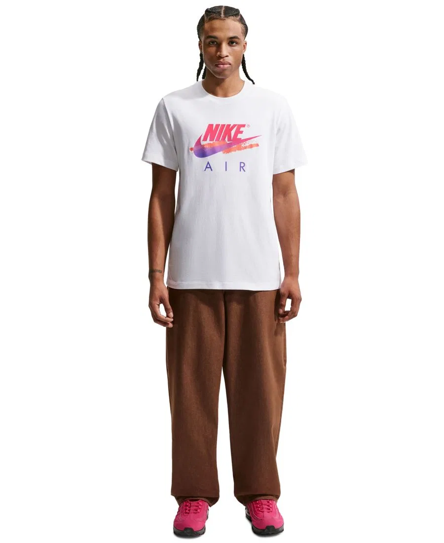 Мужская футболка с круглым вырезом DNA Futura Nike, White