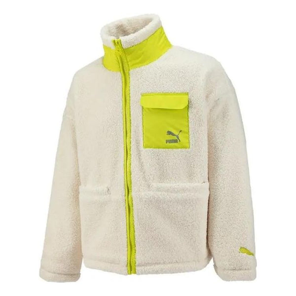 

Куртка patch pocket sherpa jacket 'white' Puma, белый
