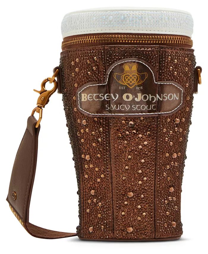 

Сумка через плечо Saucy Stout Small Betsey Johnson, коричневый