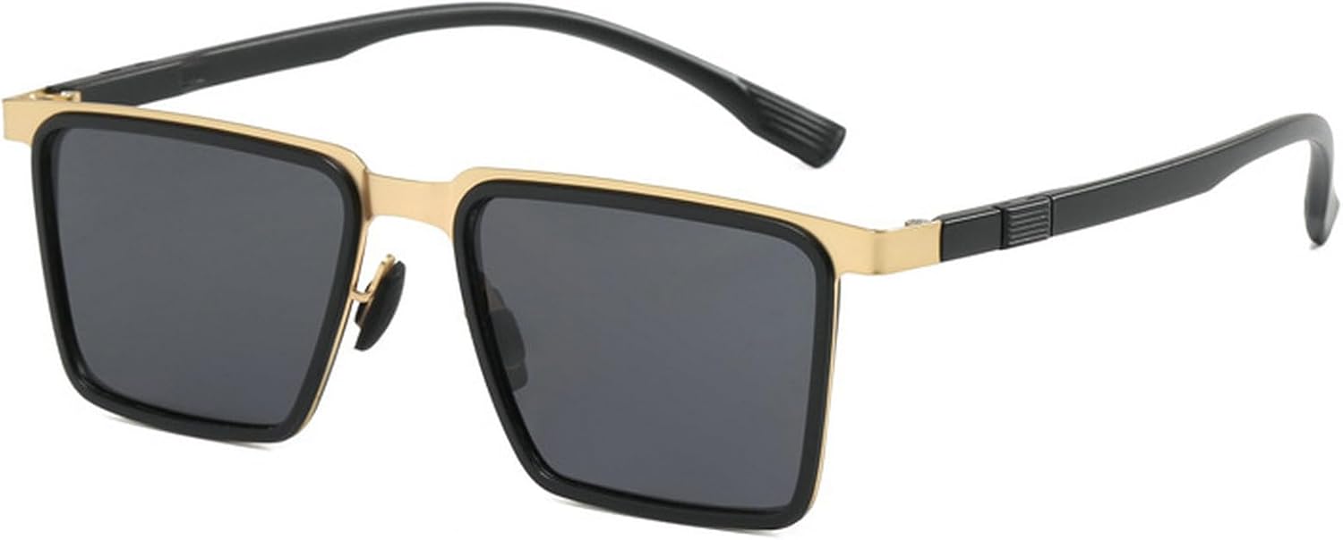 

Ретро-солнцезащитные очки-пилот для женщин и мужчин, 2025 год, модные поляризованные солнцезащитные очки, винтажные мужские квадратные солнцезащитные очки с защитой UV400 mincl, C5