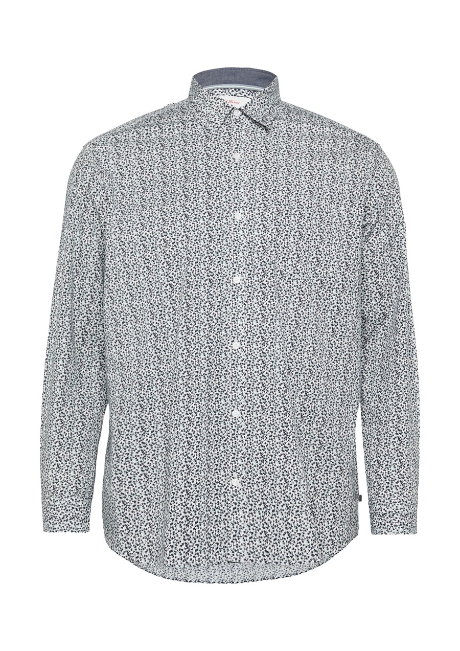 

Повседневная рубашка s.Oliver Comfort fit Button Up Shirt, белый