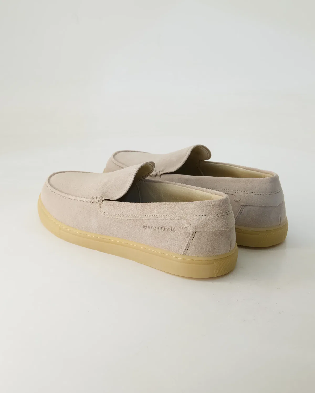 Слипперы из велюровой кожи Marc O'Polo Shoes, бежевый — фото 3