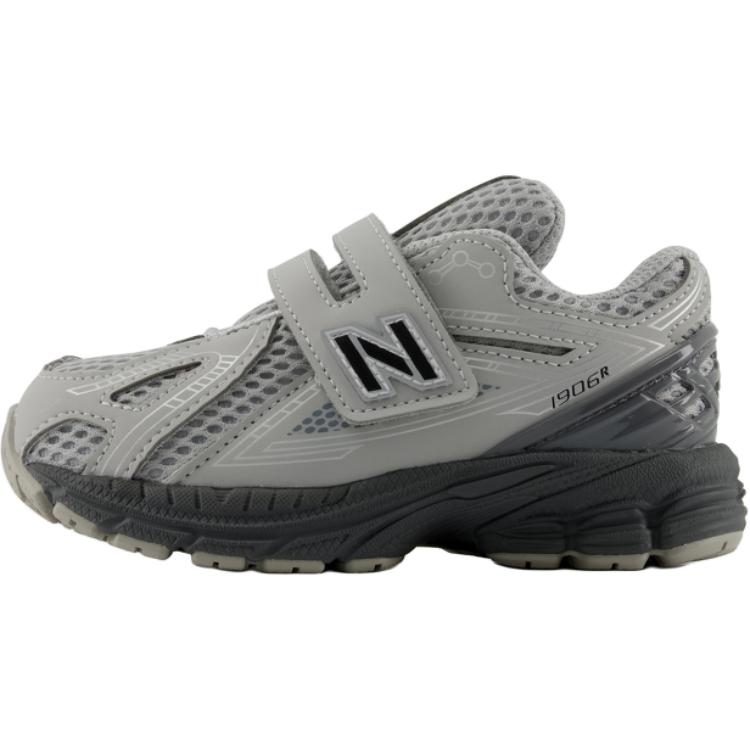 

1906 дышащие низкие детские туфли gray New Balance, серый