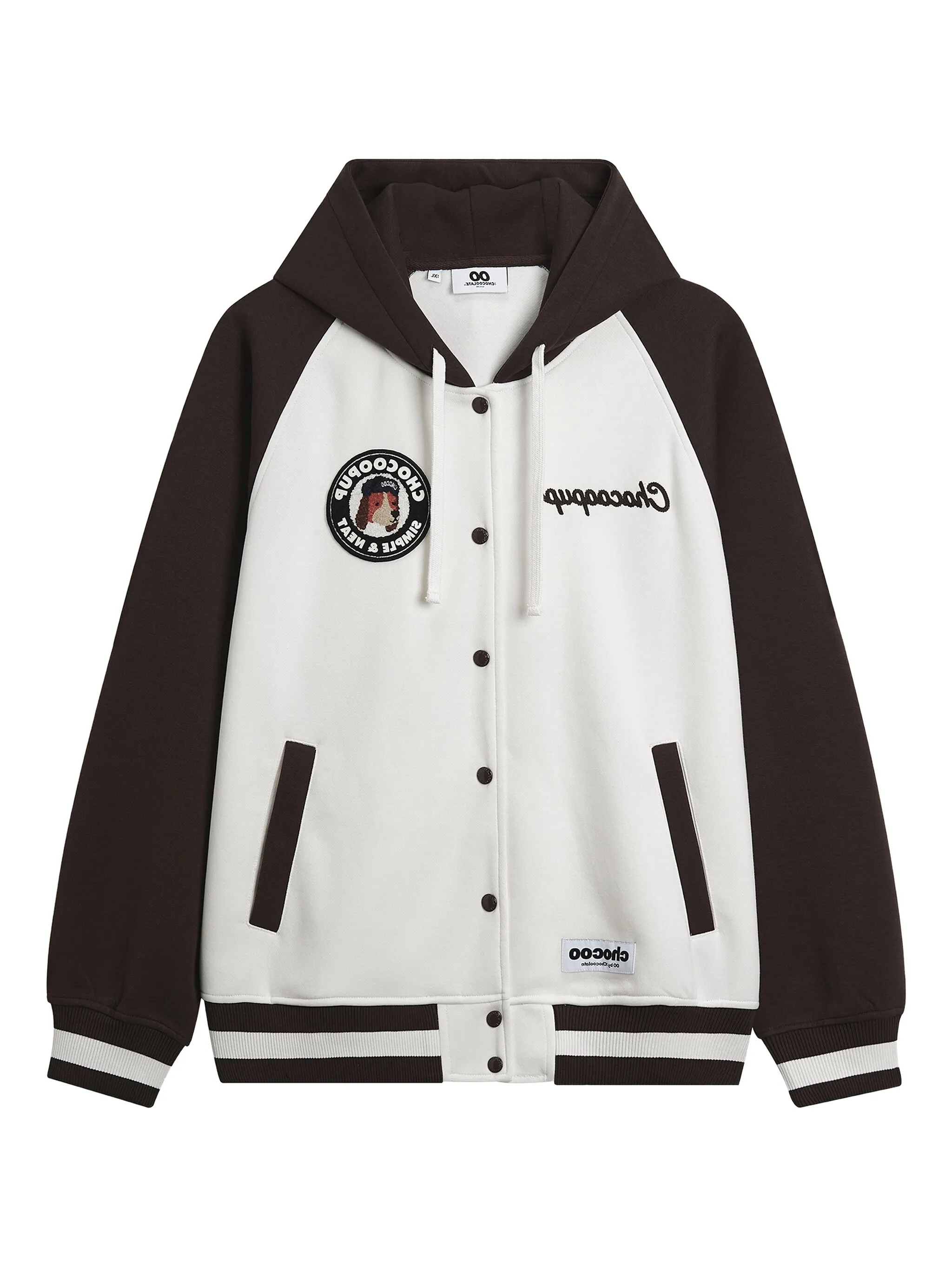 

Толстовка с рукавом реглан Chocoolate, белый