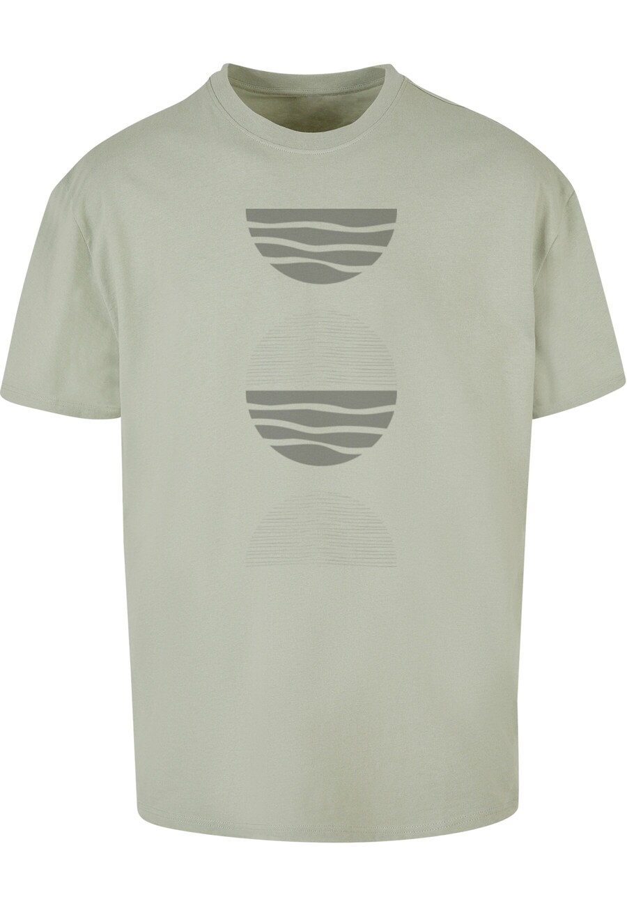 

Рубашка Merchcode Abstract Waves, цвет Pastel green/Dark green