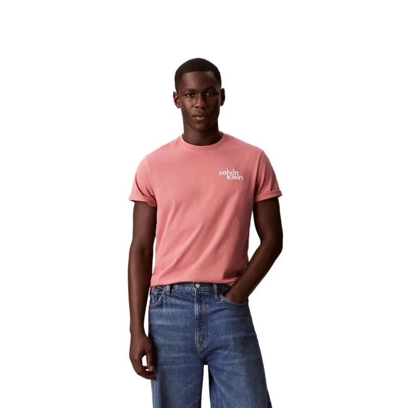 Футболка мужская с круглым вырезом Calvin Klein, GDA-Dewy Umber