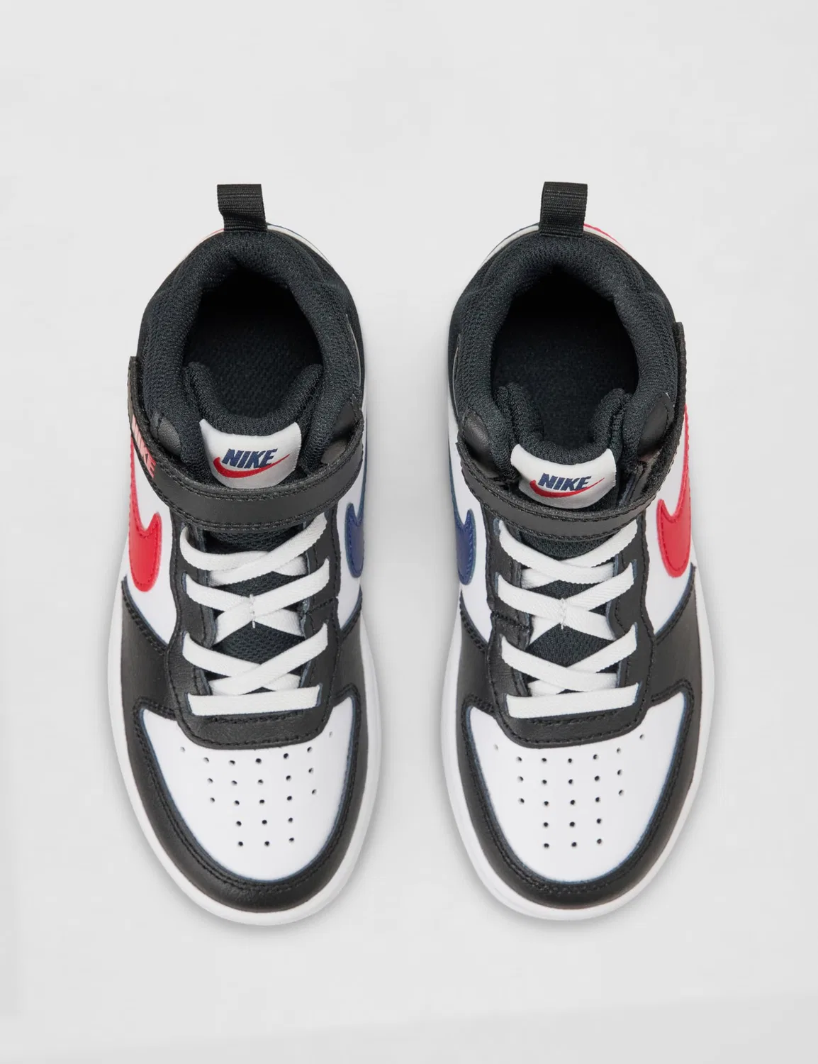 Детские кроссовки для мальчиков и девочек с высоким берцем Court Borough Mid 2 (Ps) NIKE, Multi-Coloured — фото 4