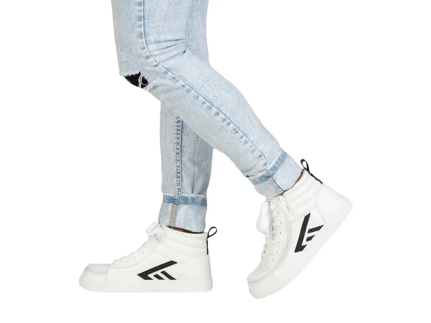 Кеды высокие CS, Kids', BILLY Footwear, белый — фото 3
