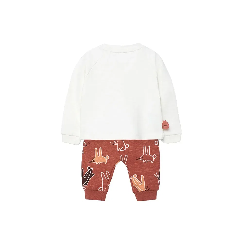 Комплект Boboli Knit set Boboli, белый — фото 2