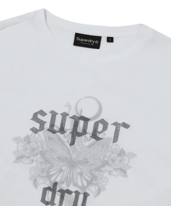 Футболка с длинным рукавом Indi Slouch Superdry, белый — фото 3