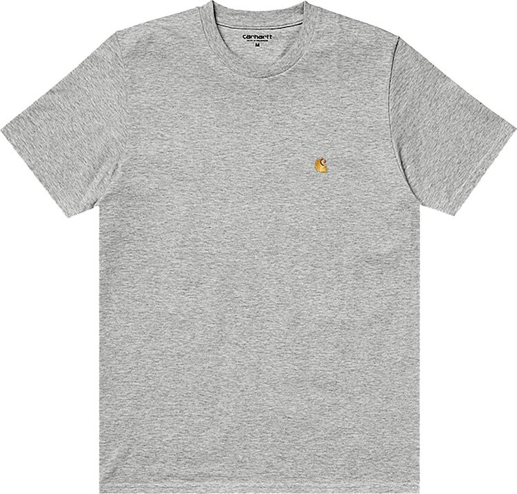 

Футболка Carhartt WIP Chase T-Shirt 'Grey Heather/White', разноцветный, Серый, Футболка Carhartt WIP Chase T-Shirt 'Grey Heather/White', разноцветный