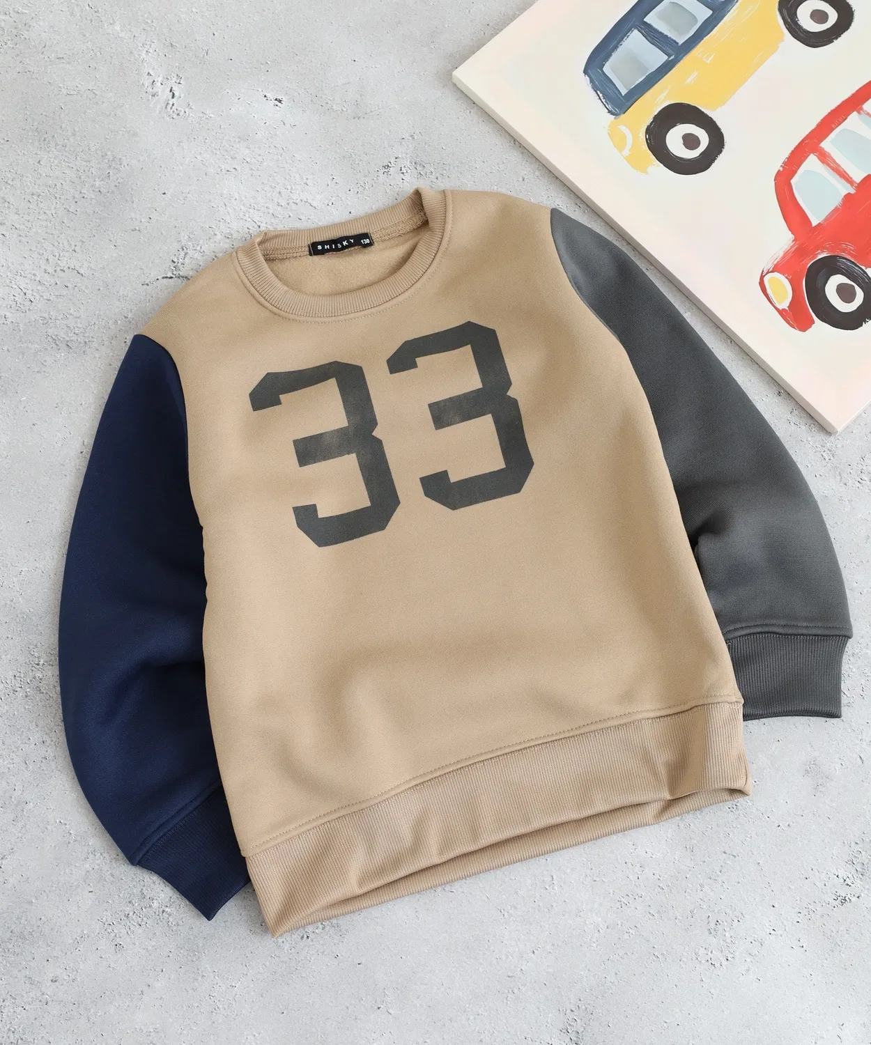 Детский свитшот с длинным рукавомFUNALIVE, Beige