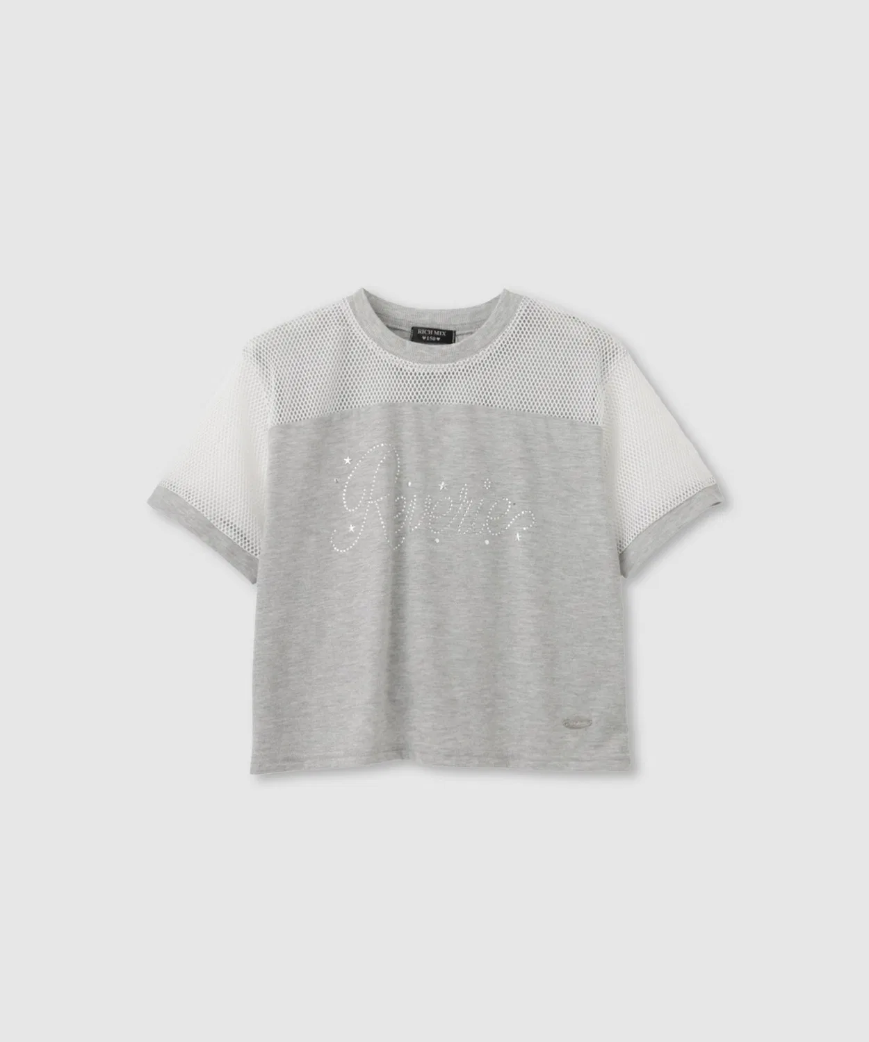 RICH MIX Детская футболка с принтом Oversize RICHMIX, Heather Grey
