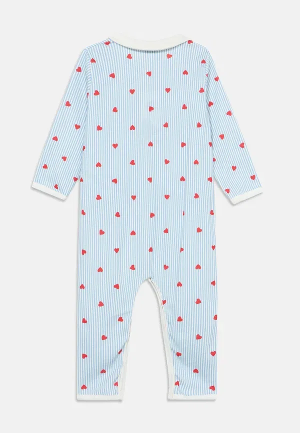 Пижама хлопковая Bebe debout dors bien sans pieds cote, Petit Bateau, marshmallow, multi-coloured, мультиколор — фото 2