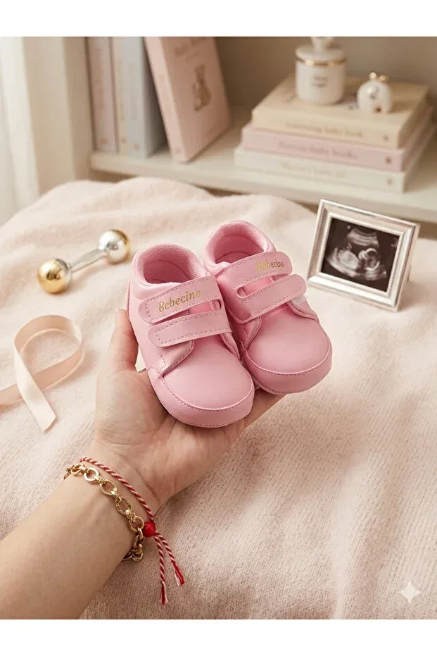 Детские туфли для девочек на липучке Umutun Dolabi, Pink