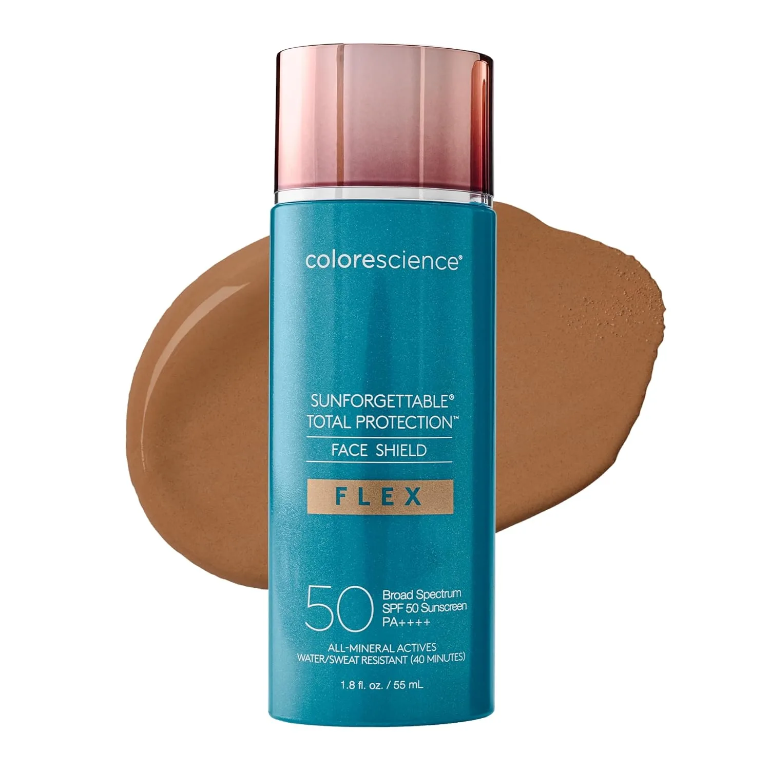 Защитный лицевой щиток Colorescience Total Protection Face Shield Flex SPF 50, 1,8 жидких унций., Deep