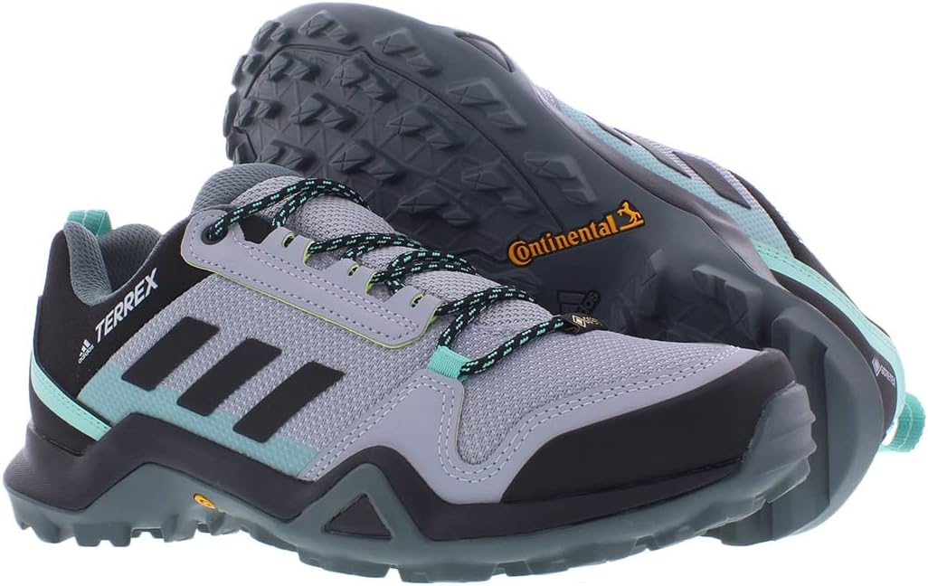 Мужские походные ботинки adidas Terrex Ax3, черный/серый/бирюзовый — фото 2