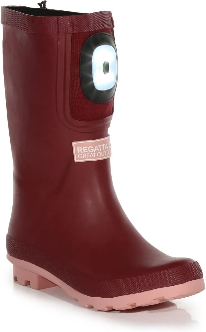 Детские сапоги резиновые для девочек Fairweather Shine Brite Light Regatta, Dark Pimento/Peony — фото 3