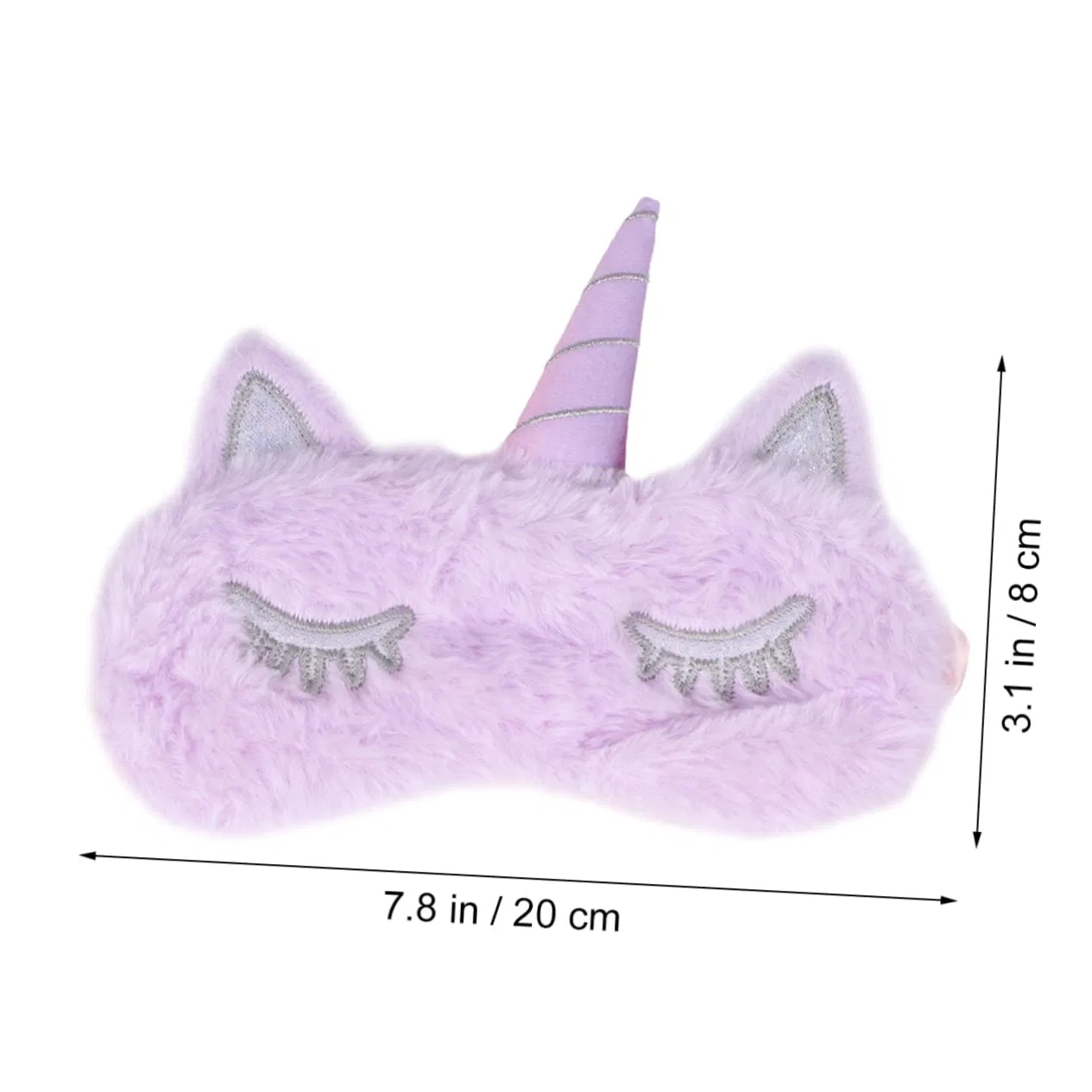 Маска для сна Einhorn-design, Healvian, 1 шт, 20x12x1 см, Lila — фото 2