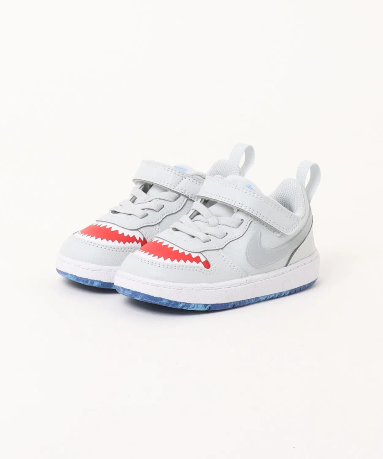 Детские кроссовки с липучкой Court Borough Low Lil TD NIKE, White