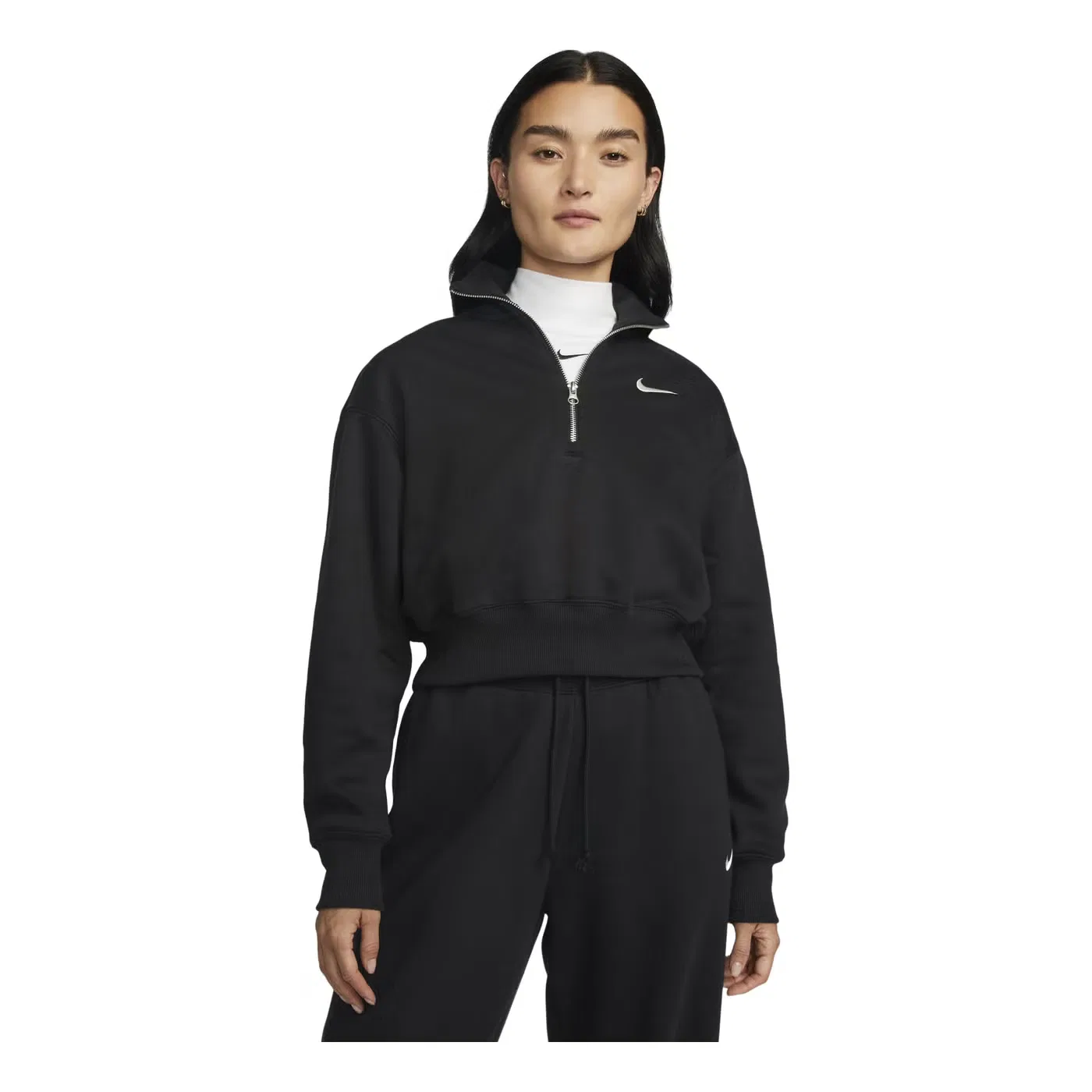 Свитшот из флиса Phoenix Fleece Nike, черный