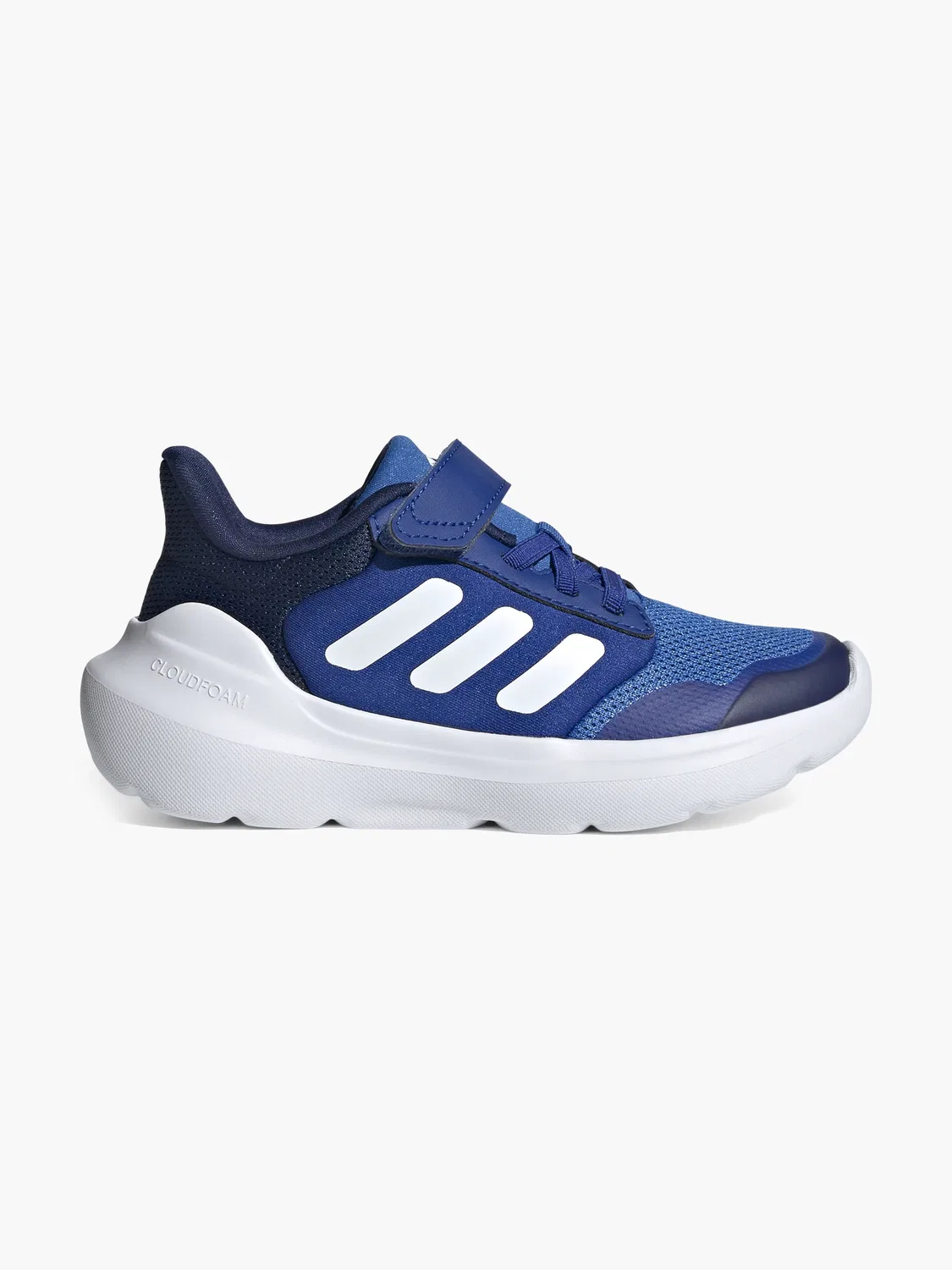 Детские полуботинки на шнуровке и липучке Adidas, синий