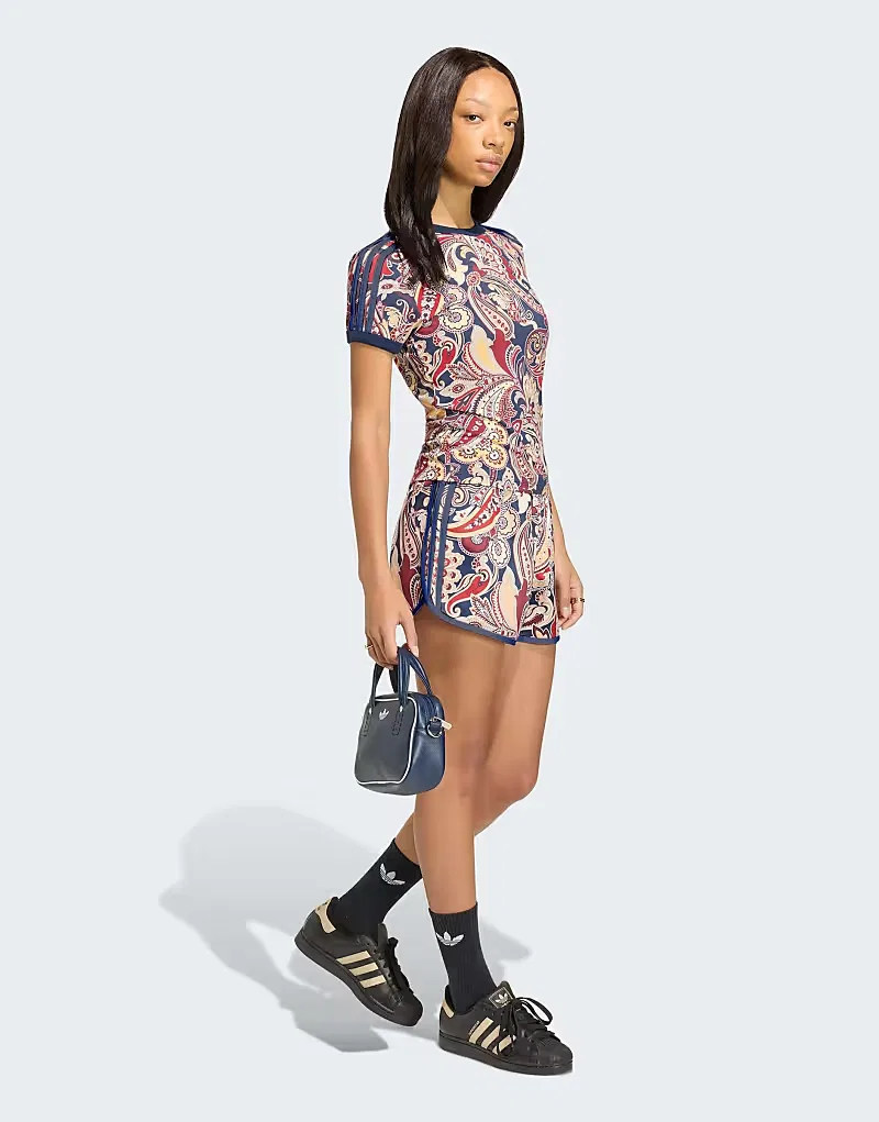 Футболка Cali Liberty London Adidas Originals, Multicolor Night Indigo
